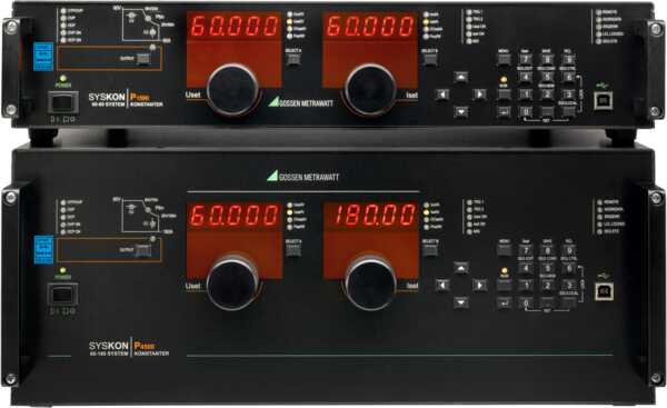 SYSKON P500 ... P4500 Programmable Laboratory Power Supplies